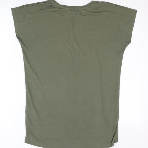 New Look Women's Green Basic T-Shirt Size 6