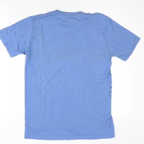 Hurley Men's Blue Graphic Print T-Shirt, Size S