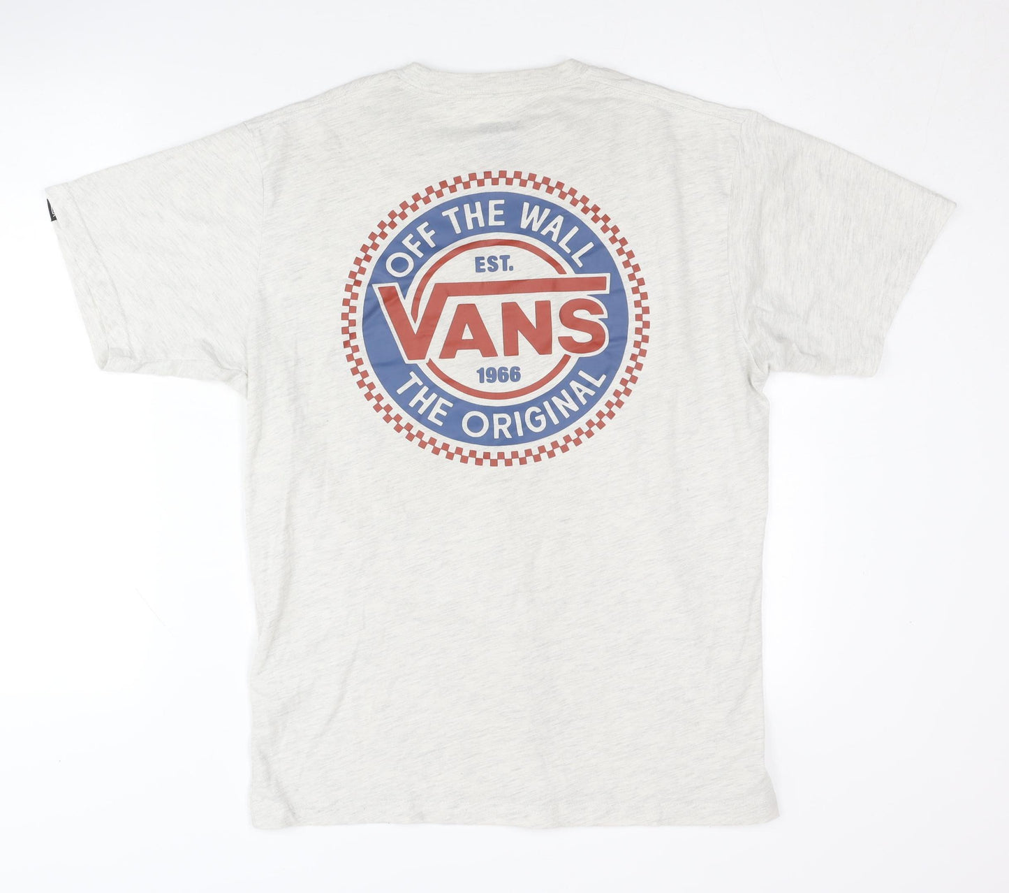 Vans Men's White M Graphic T-Shirt Classic Fit