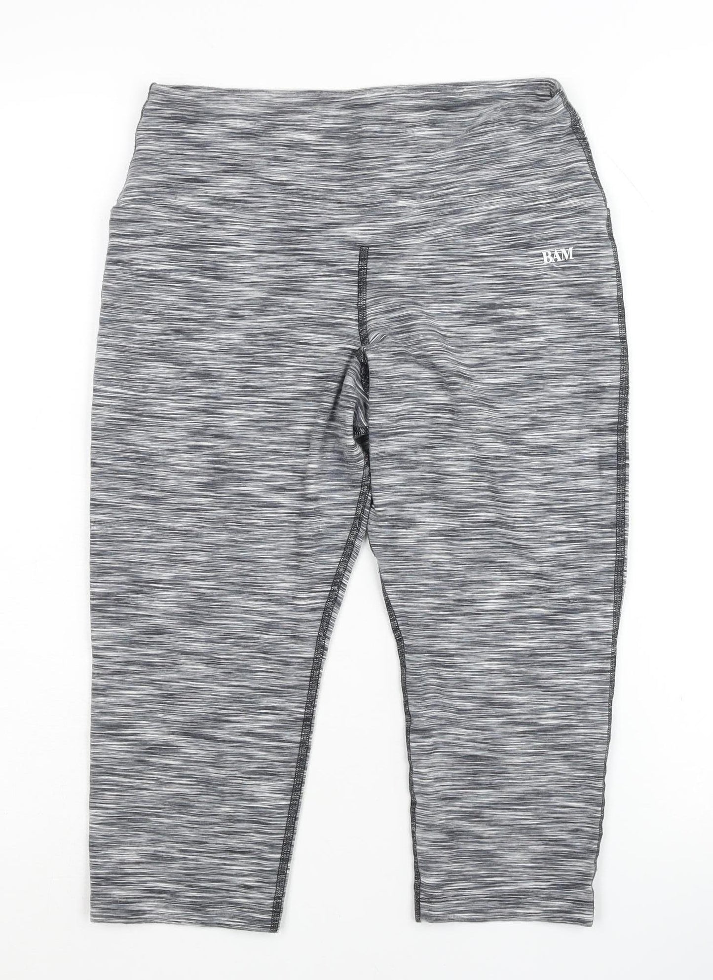 BAM Women's Grey Leggings for Yoga & Running