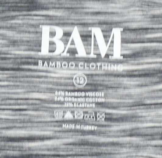 BAM Women's Grey Leggings for Yoga & Running
