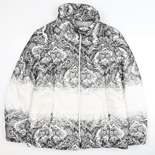 Madeleine Women's Multicoloured Puffer Jacket Size 14