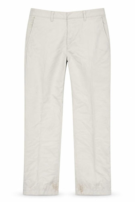 Front view of Hugo Boss Men's Beige Chino Trousers, size L