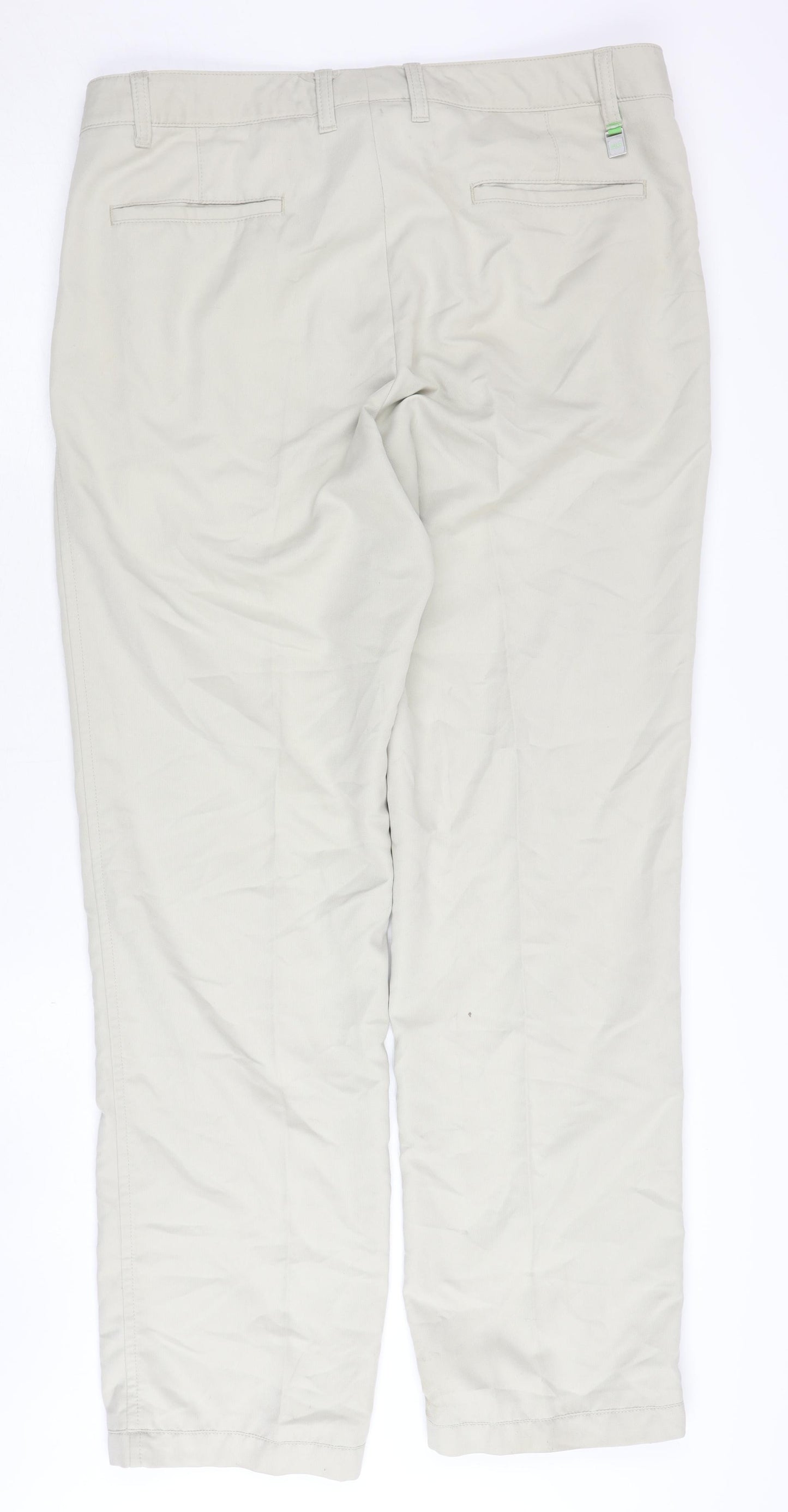 Hugo Boss Men's Beige Chino Trousers Size L