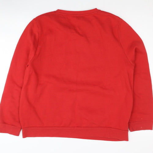 Disney Red Mickey Mouse Sweatshirt Unisex L
