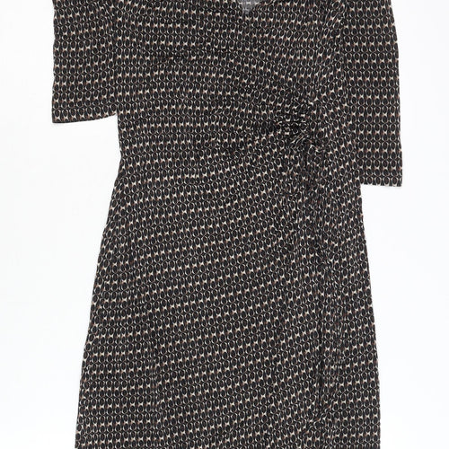 Marks and Spencer Women's Black Wrap Dress Size 10