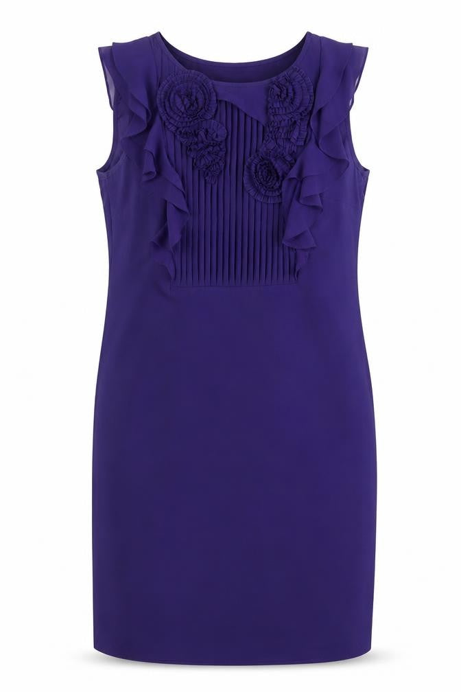Oasis Purple Sleeveless Dress Women Size 10