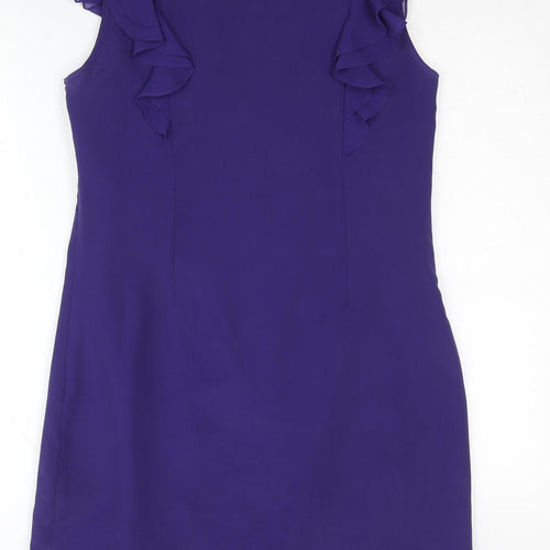 Oasis Purple Sleeveless Dress Women Size 10