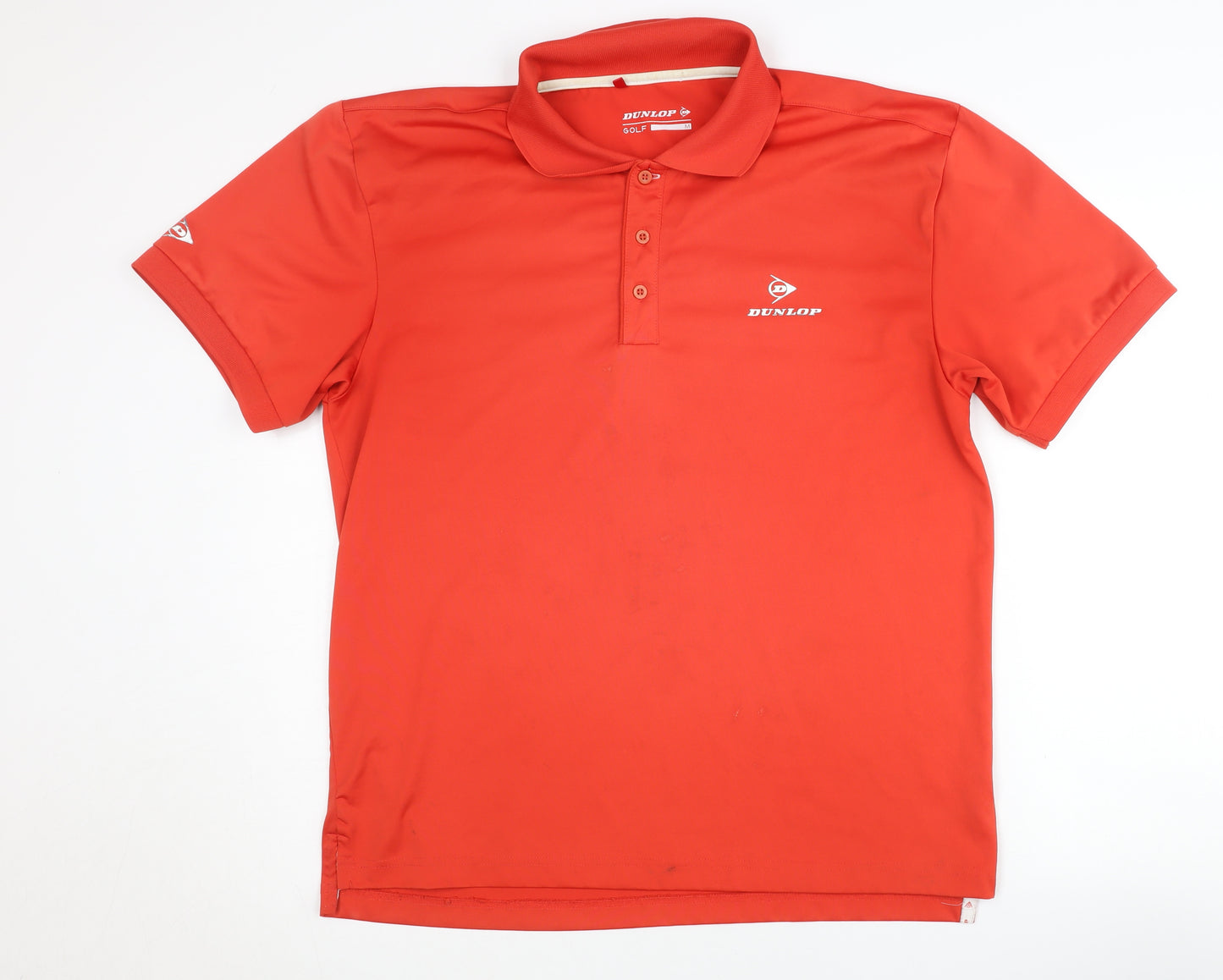 Dunlop Men's Red Golf Polo M - Breathable Sportswear