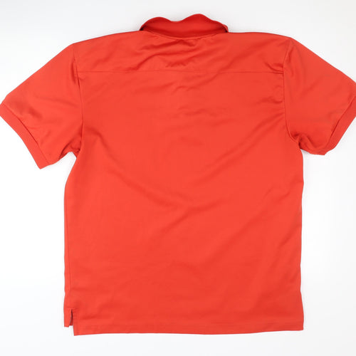 Dunlop Men's Red Golf Polo M - Breathable Sportswear