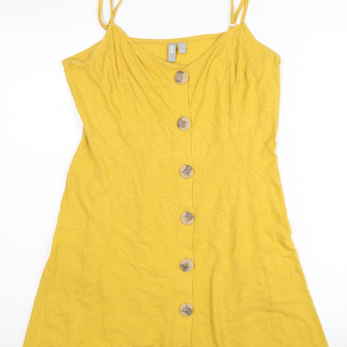 ASOS Yellow Women's Sleeveless Sundress Size 14