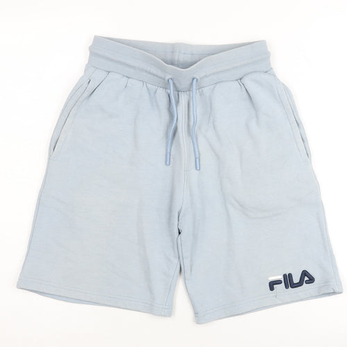 FILA Men's Blue XS Bermuda Shorts with Logo