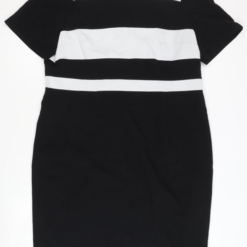 Marks and Spencer Women's Black Sheath Dress, Size 20