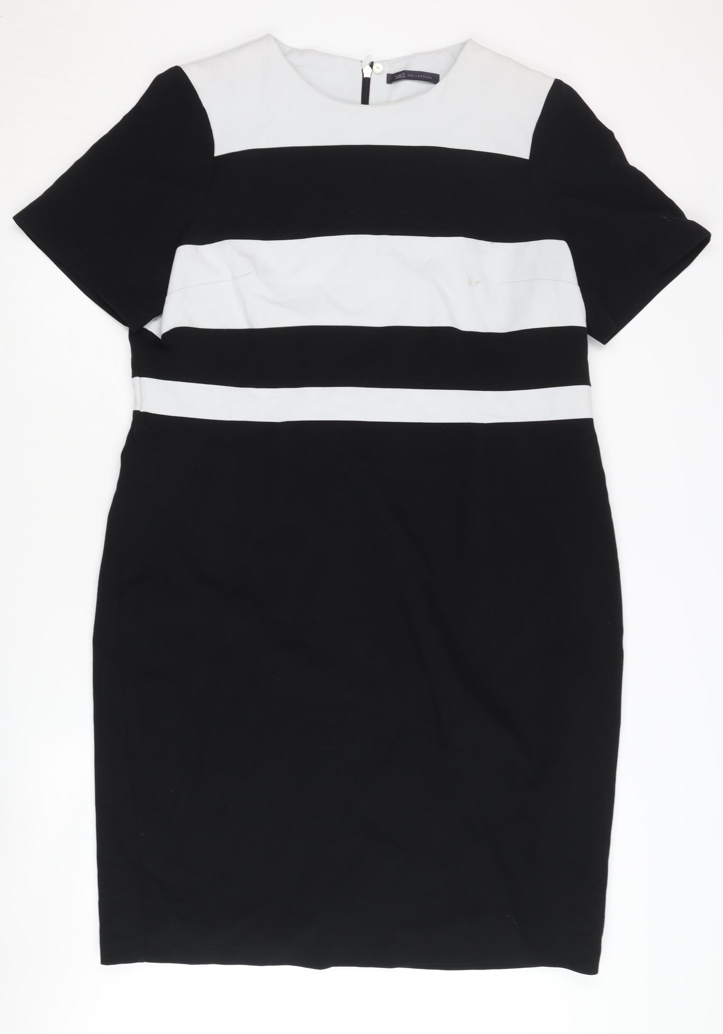 Marks and Spencer Women's Black Sheath Dress, Size 20