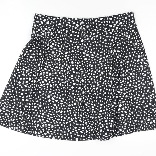 Lipsy Women's Black A-Line Skirt Size 14