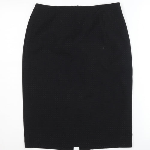 Warehouse Women's Black Midi Pencil Skirt - Size 10