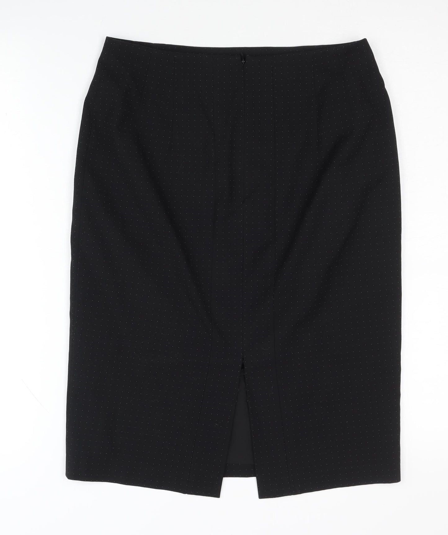 Warehouse Women's Black Midi Pencil Skirt - Size 10