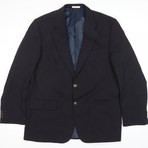 Greenwoods Men's Blue 42 Suit Jacket, Elegant Formal Wear