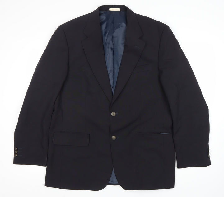 Greenwoods Men's Blue 42 Suit Jacket, Elegant Formal Wear