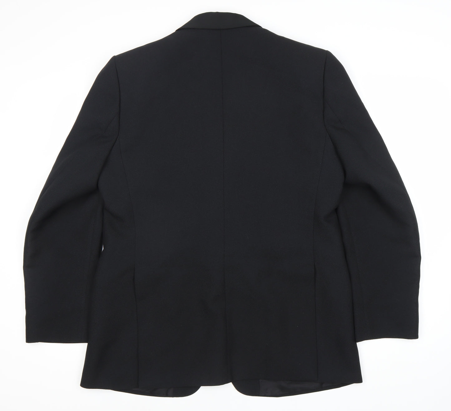 Dunn & Co Men's Black Blazer 43 Regular Shawl Lapel