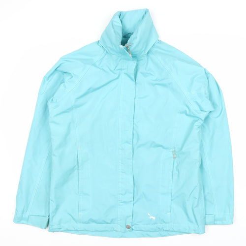 Outdoor Scene Women's Blue Mid-Length Jacket M