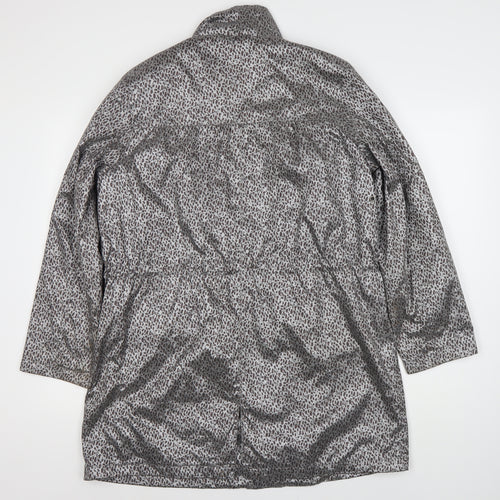 Four Seasons Women's Animal Print Rain Coat M