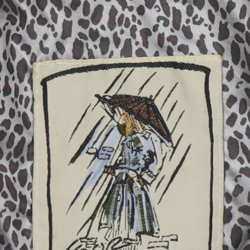 Four Seasons Women's Animal Print Rain Coat M