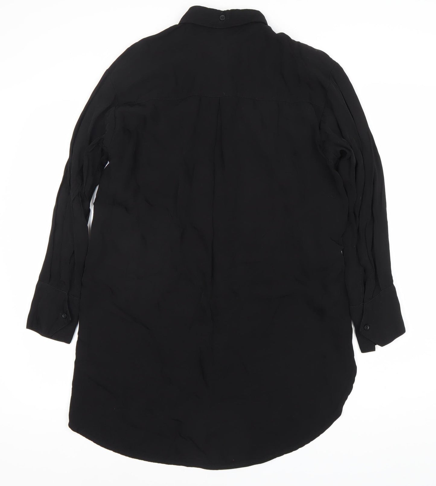 Topshop Women's Black UK 4 Button-Up Shirt