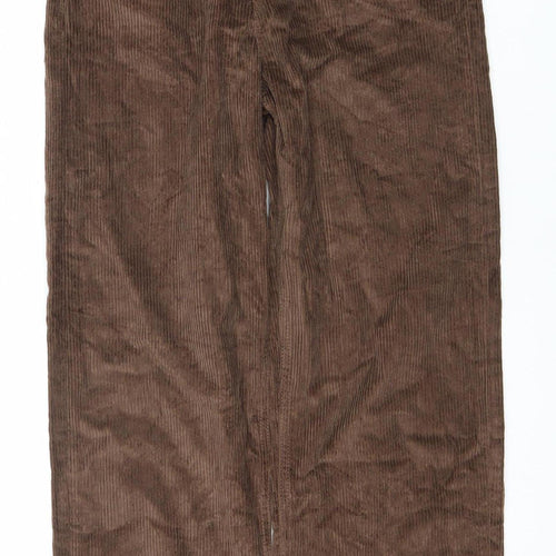 Motel Women's Brown Corduroy Trousers, Size 31