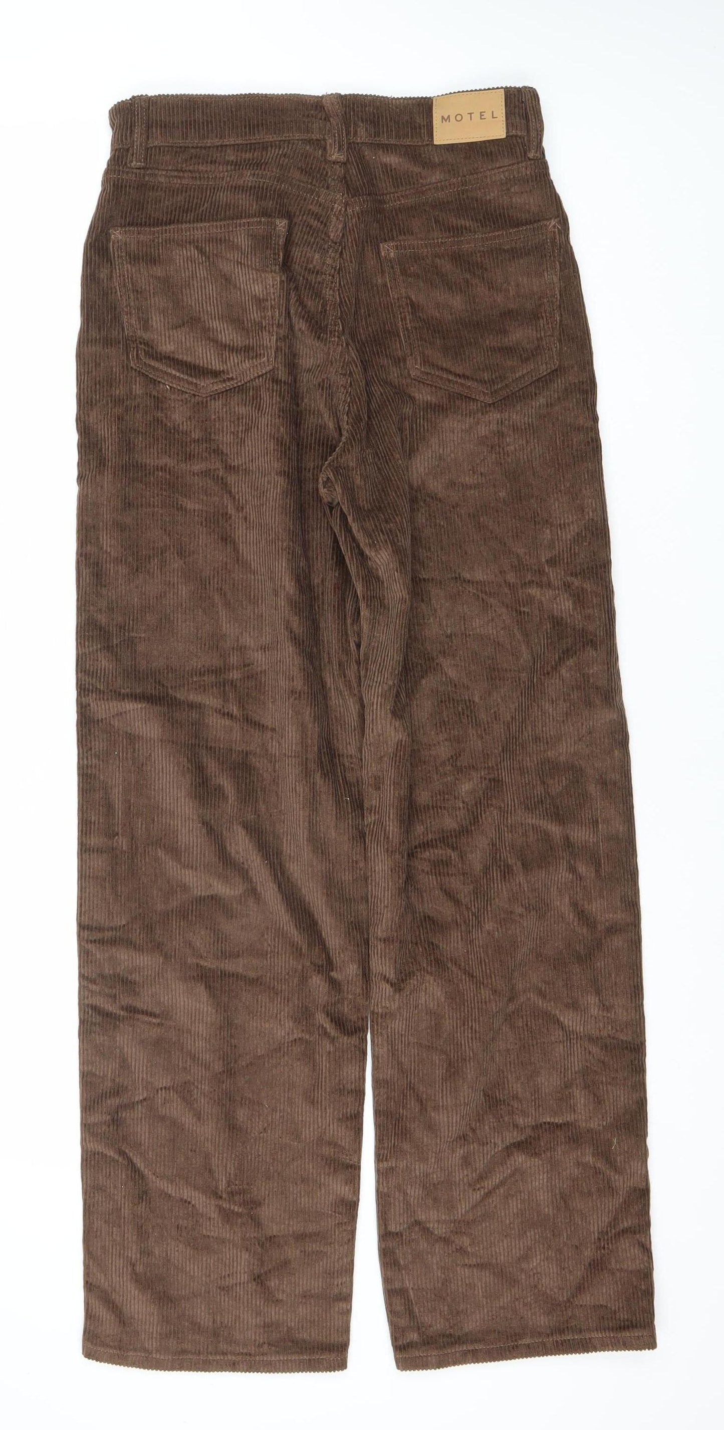 Motel Women's Brown Corduroy Trousers, Size 31