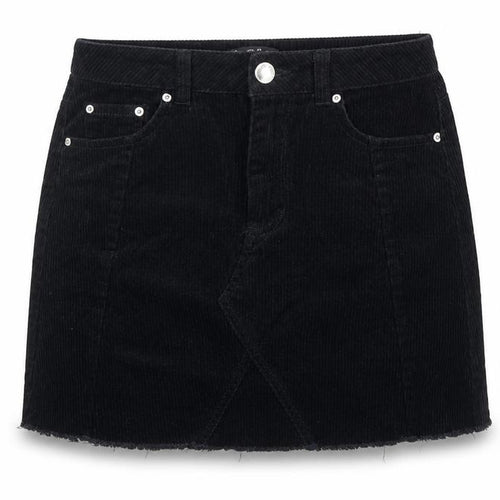 Miss Selfridge Women's Black Corduroy Skirt Size 6