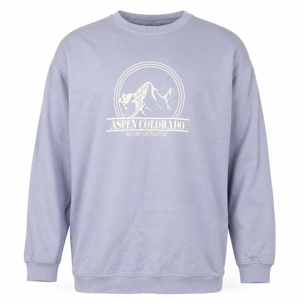 Front view of ASOS Design Women's Blue Pullover Sweatshirt -, size 16