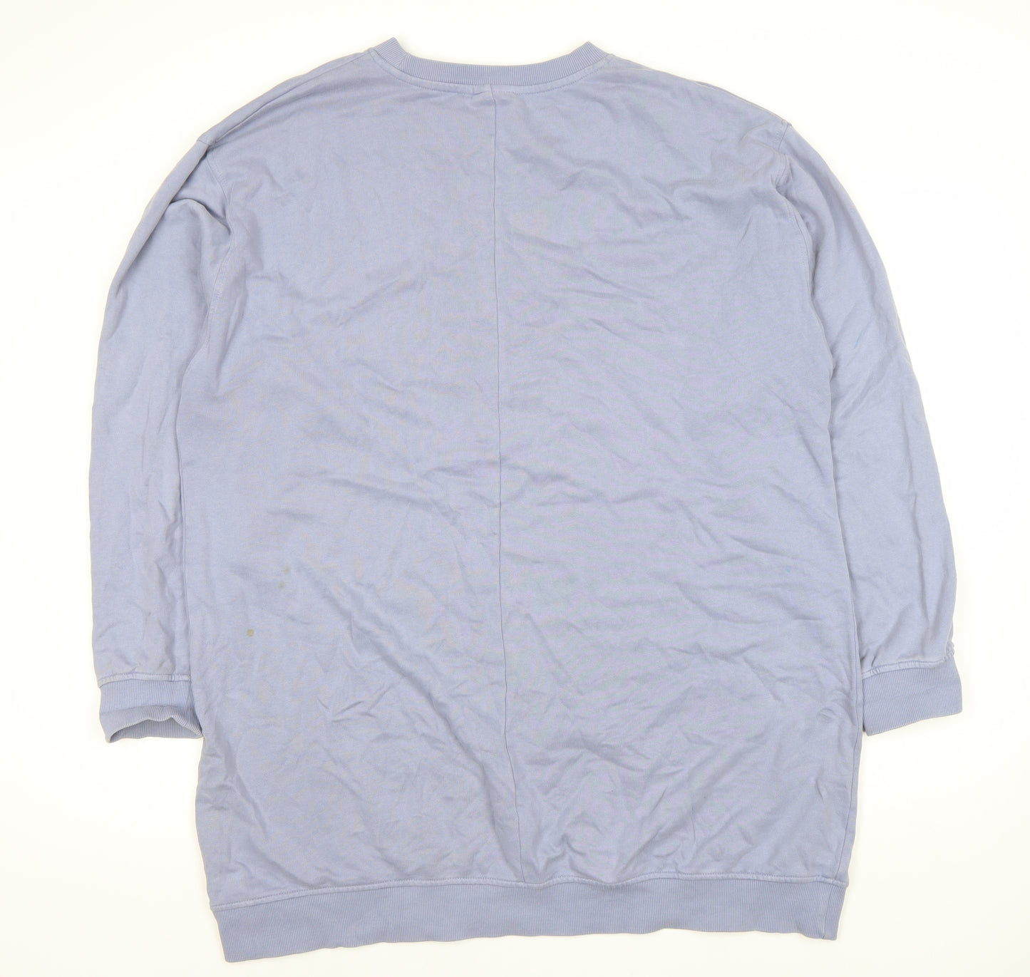 ASOS Design Women's Blue Pullover Sweatshirt - Size 16