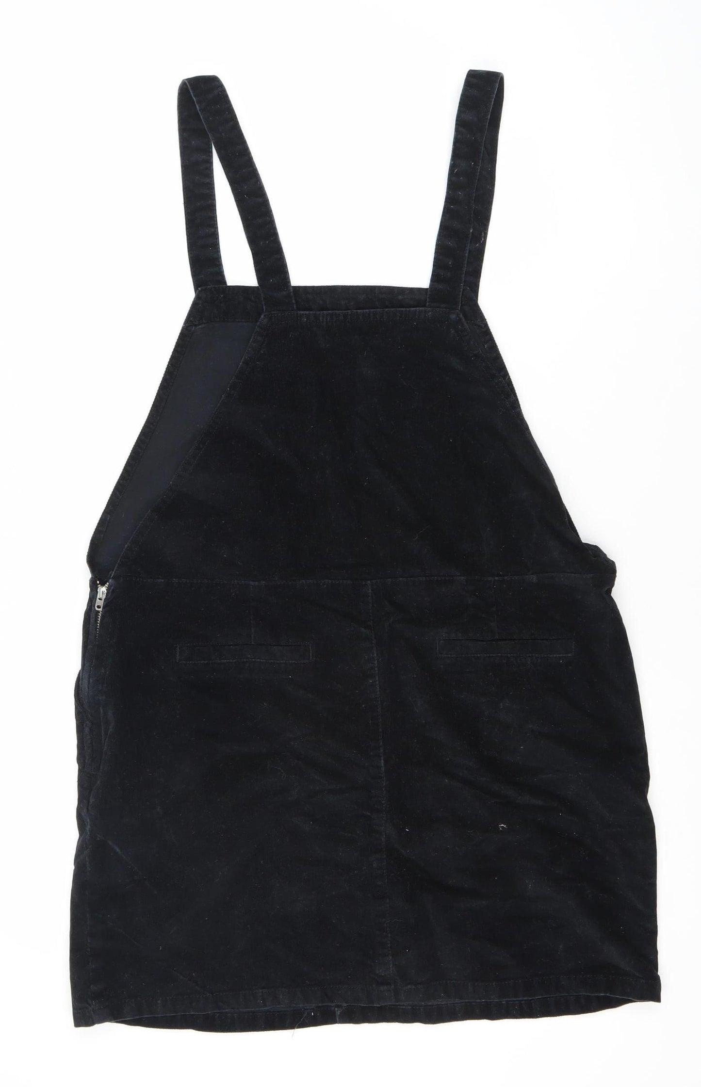 New Look Women's Black Pinafore Dress Size 14