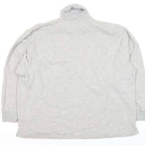 Weekday Unisex Grey Pullover Sweatshirt, Small, Roll Neck