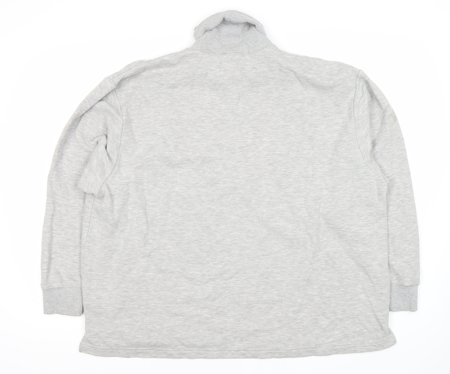 Weekday Unisex Grey Pullover Sweatshirt, Small, Roll Neck