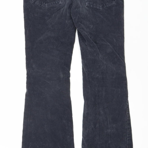 J. Crew Women's Blue Corduroy Trousers - Size S