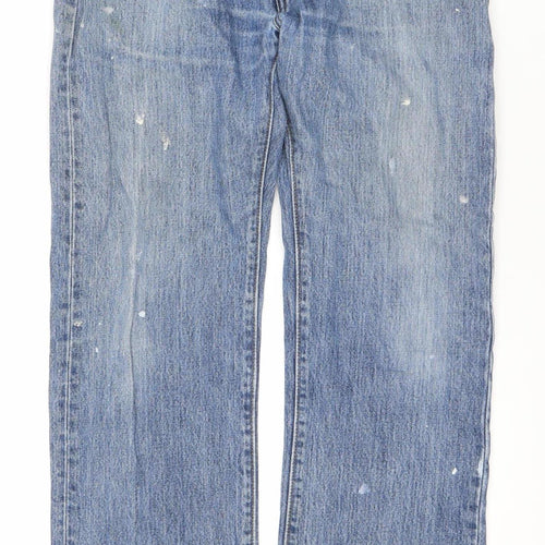 Levi Strauss & Co. Men's Blue Straight Jeans W32 L32