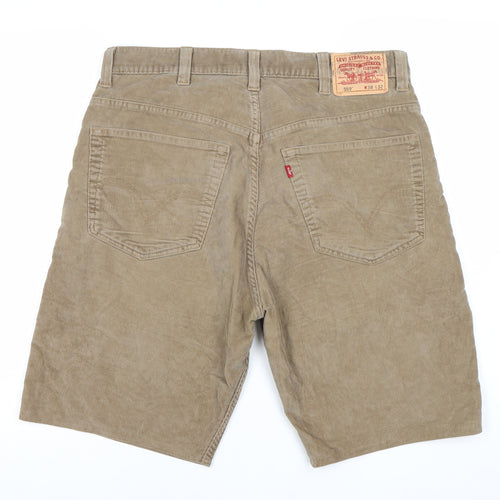 Levi's Men's Brown Corduroy Relaxed Shorts Size 38