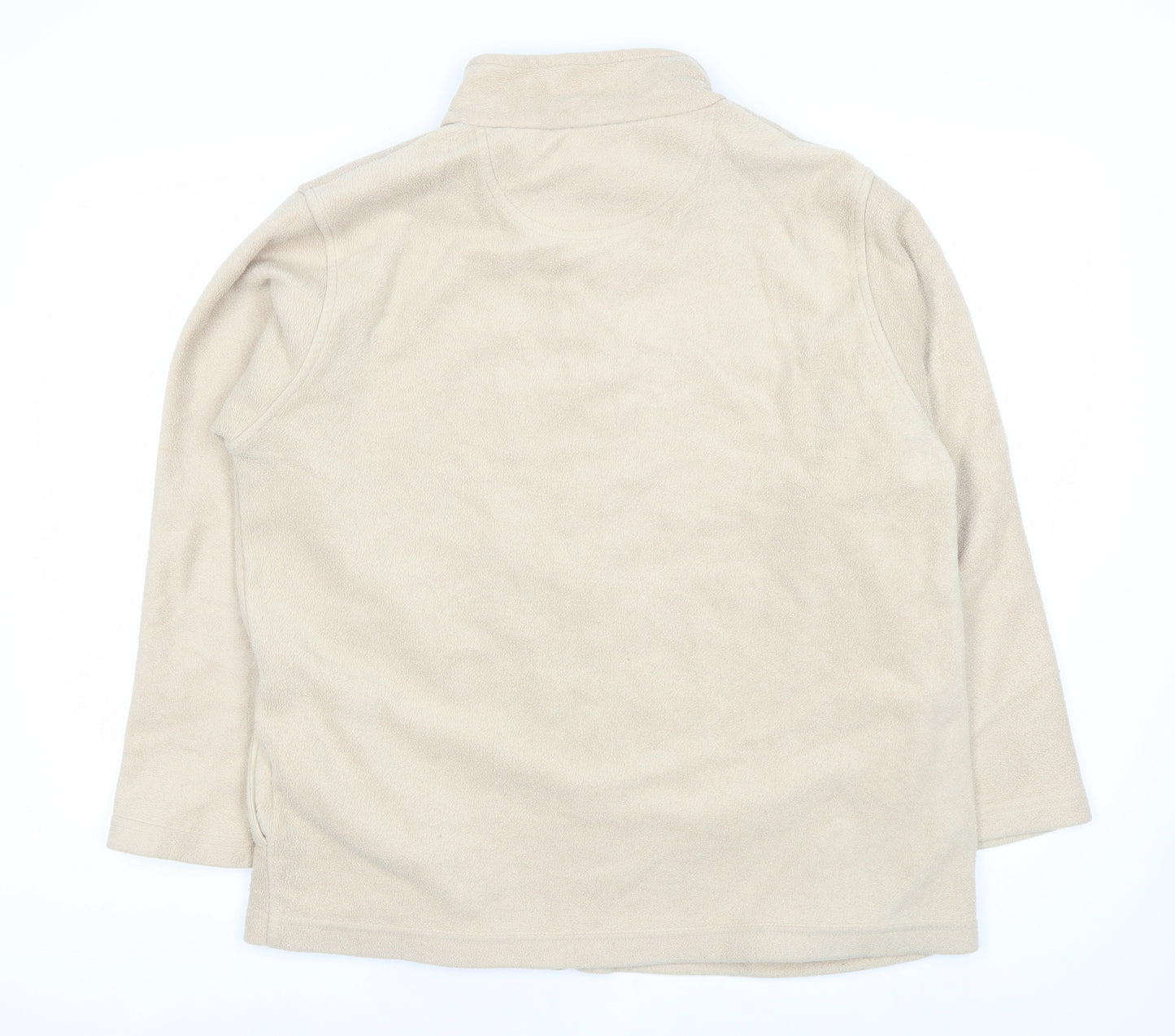 EWM Women's Beige Fleece Jacket Size 16
