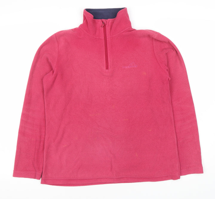 Freedom Trail Women's Pink Fleece Sweatshirt Size 8