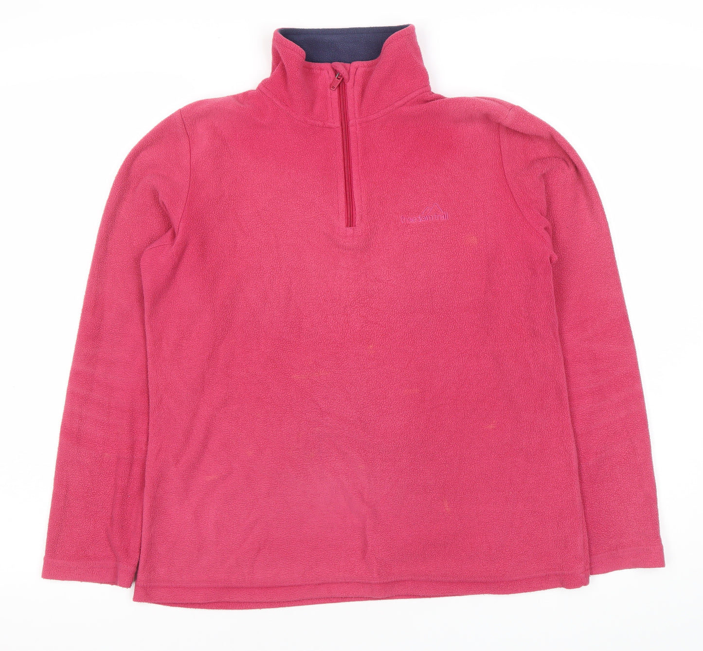 Freedom Trail Women's Pink Fleece Sweatshirt Size 8