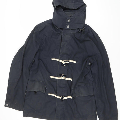 Crew Clothing Co. Blue Unisex Duffle Jacket M
