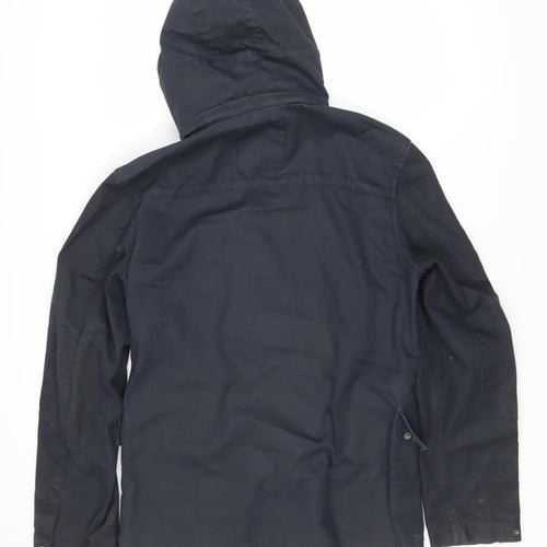 Crew Clothing Co. Blue Unisex Duffle Jacket M