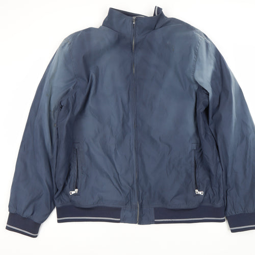 Marks and Spencer Men’s Blue Long Basic Jacket 2XL