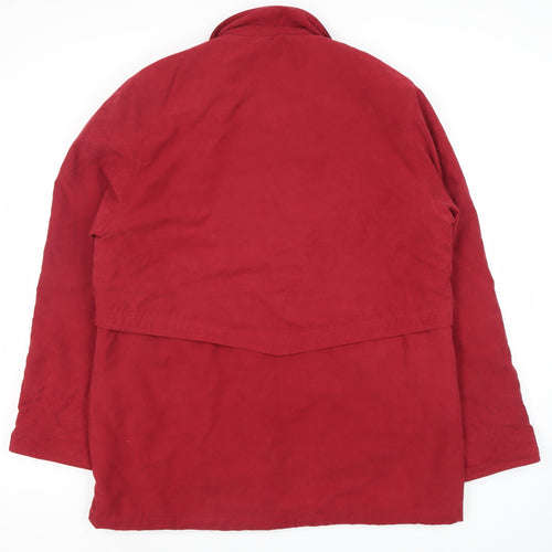 Roman Originals Women's Red Button Coat Size 12