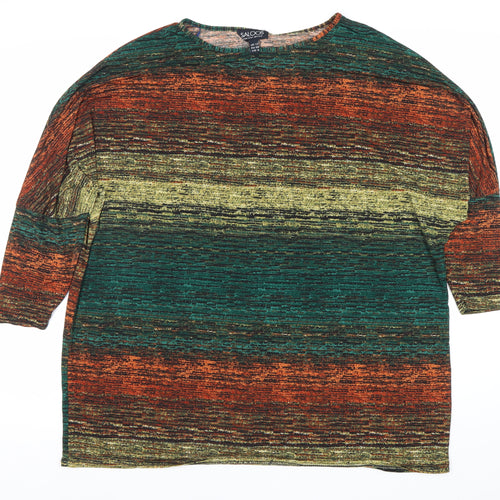 Saloos Women's Multicoloured 3/4 Sleeve Top