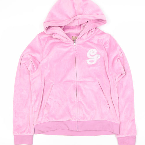 Marks and Spencer Girls Pink Full Zip Hoodie, 13-14 Years