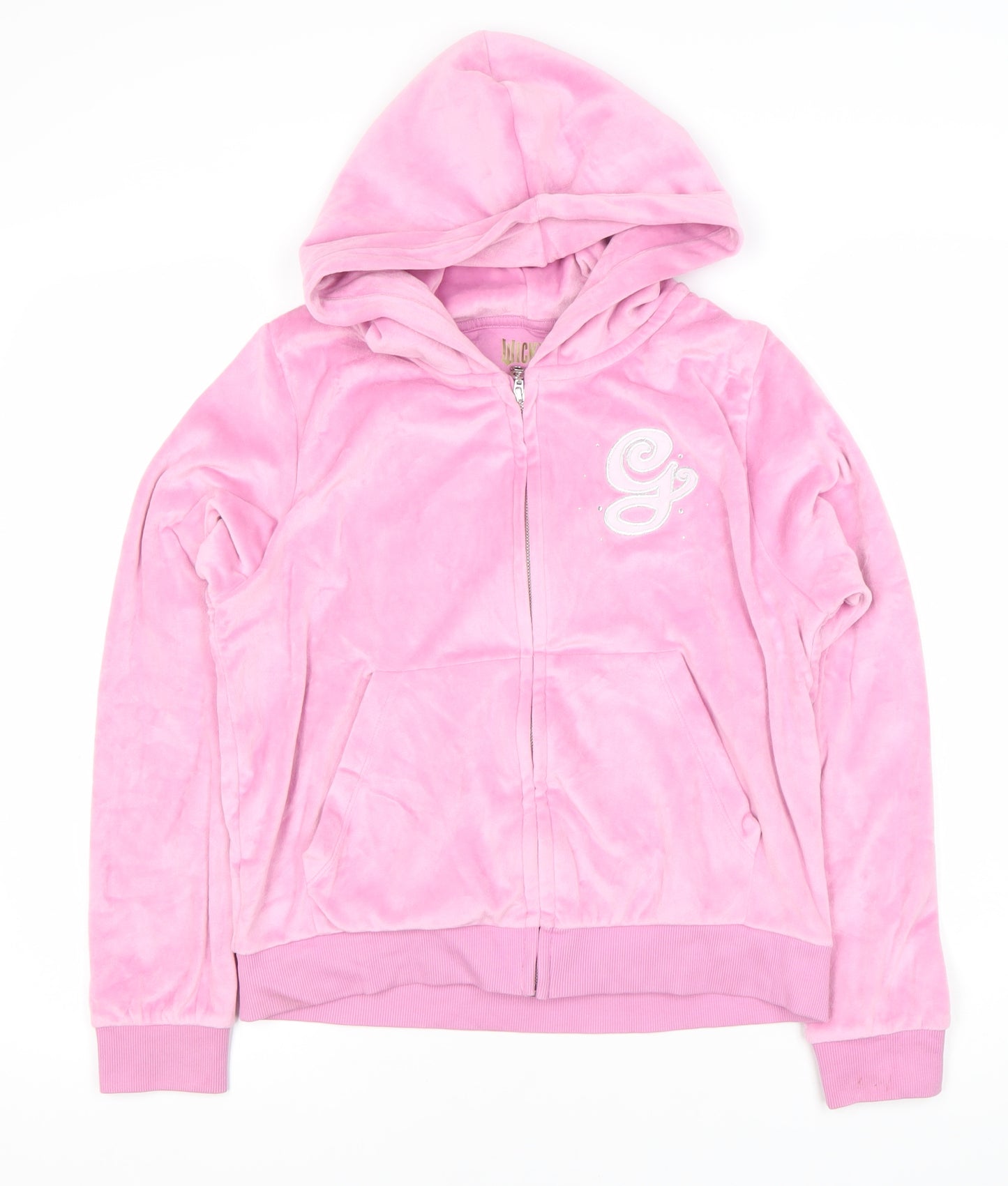 Marks and Spencer Girls Pink Full Zip Hoodie, 13-14 Years