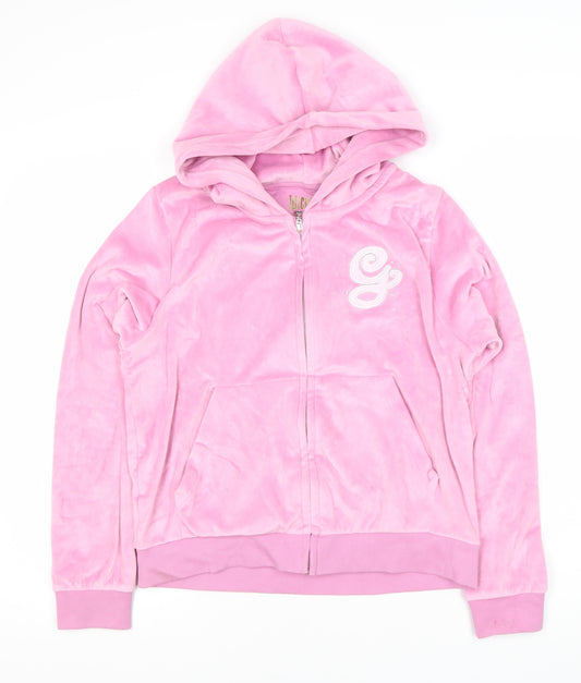 Marks and Spencer Girls Pink Full Zip Hoodie, 13-14 Years